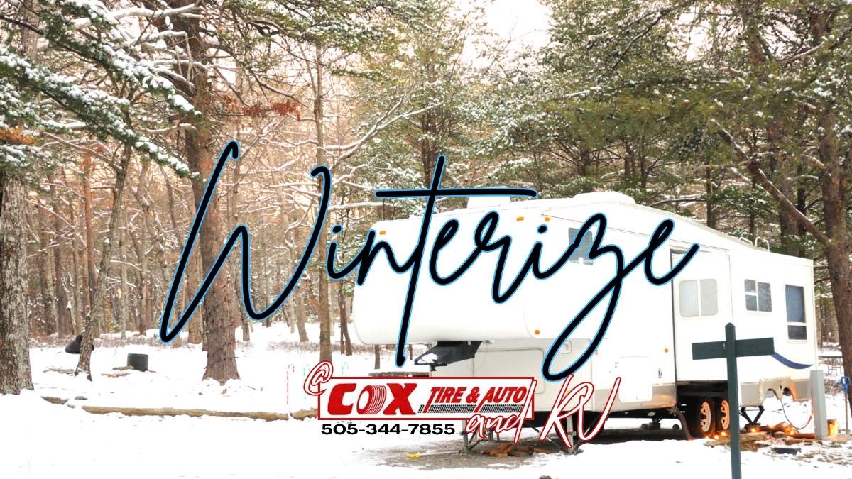 Winterize your RV
